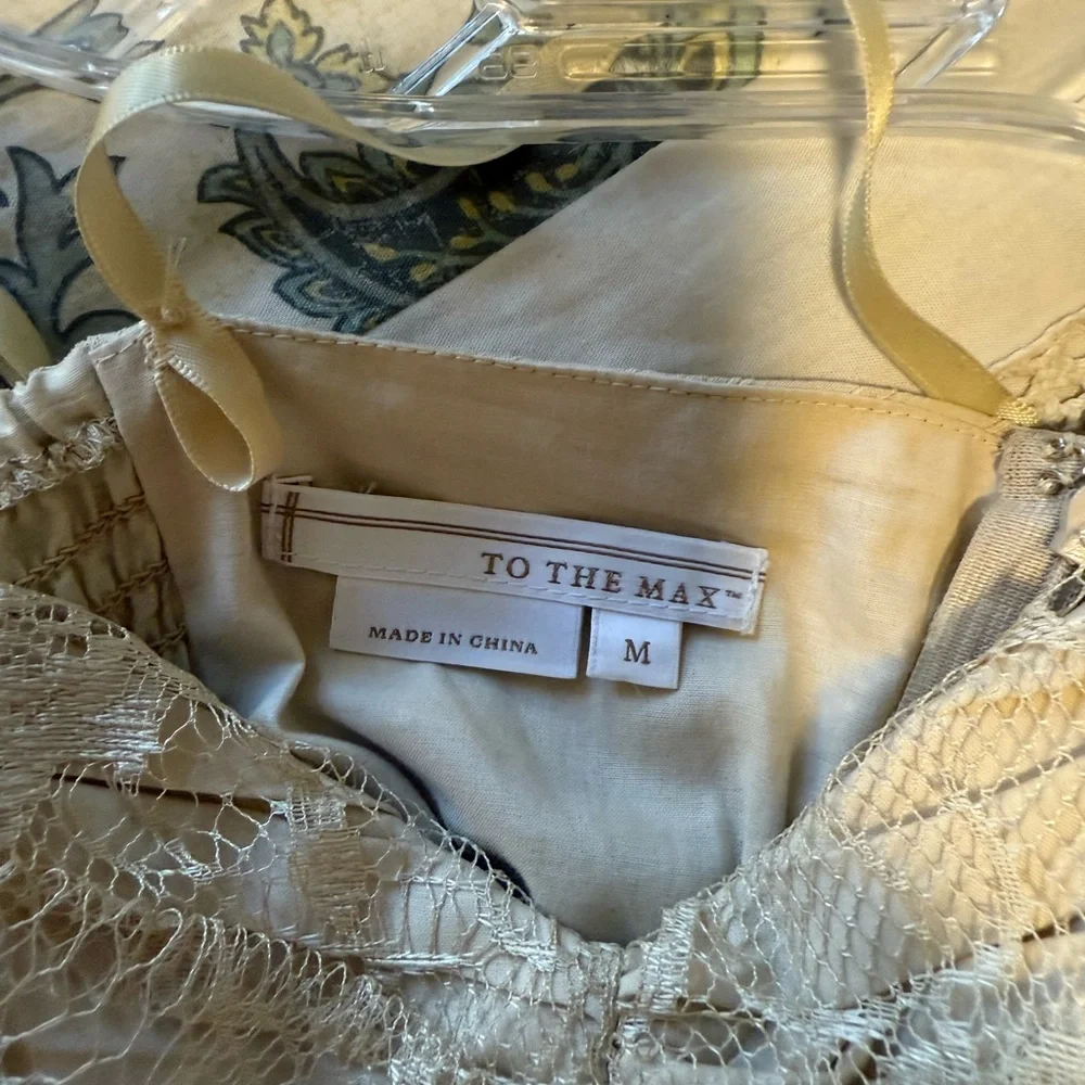 To the Max Beige Lace Midi Dress - Picture 9 of 10